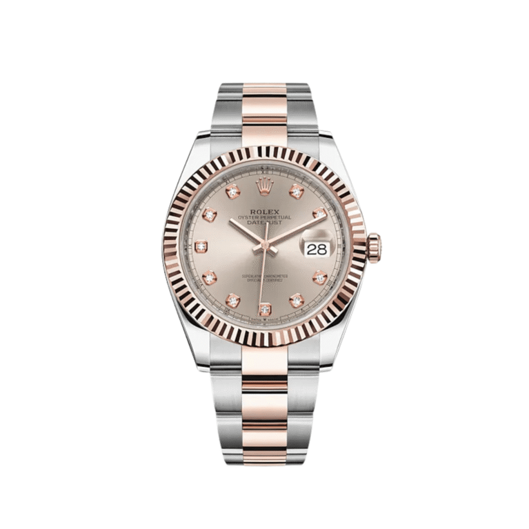 Rolex Datejust 126331 Rose Gold Stainless Steel Sundust Diamond Dial (2022)