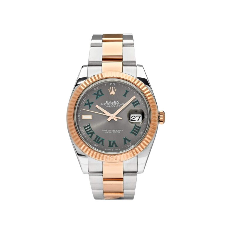 Rolex Datejust 126331 'Wimbledon' Rose Gold Stainless Steel