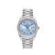Rolex Day-Date 228396TBR Platinum Ice Blue Arabic Dial Diamond Bezel