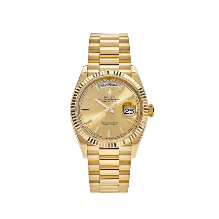 Rolex Day-Date 128238 Yellow Gold Champagne Dial
