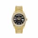 Rolex Day-Date 228348RBR Yellow Gold Black Diamond Dial Diamond Bezel