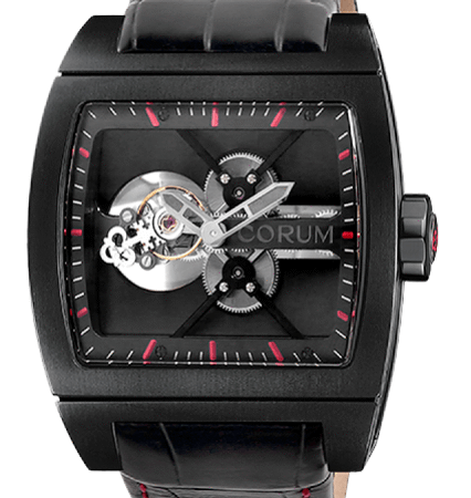 Corum Golden Bridge Ti-Bridge Tourbillon Stainless Steel Mens Watch