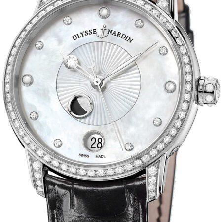 Ulysse Nardin Classico Luna Stainless steel & Diamonds  Lady's Watch