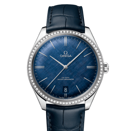 Omega De Ville Tresor Co?Axial Master Chronometer Stainless Steel & Diamonds Unisex Watch