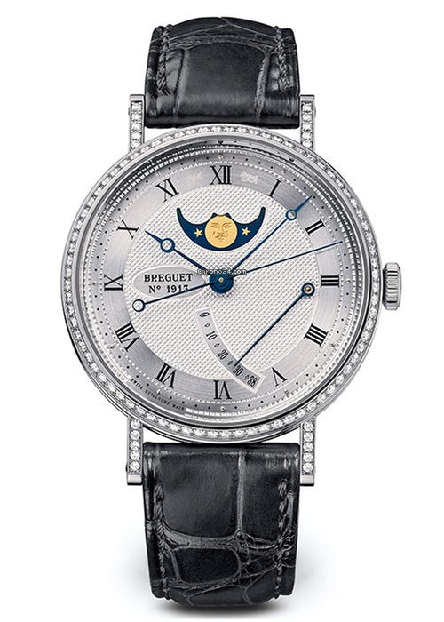 Breguet Classique 8788 18K White Gold & Diamonds Ladies Watch