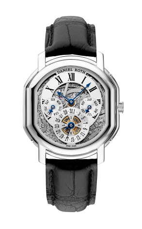 Daniel Roth Perpetual Calendar Skeleton Platinum Men's Watch