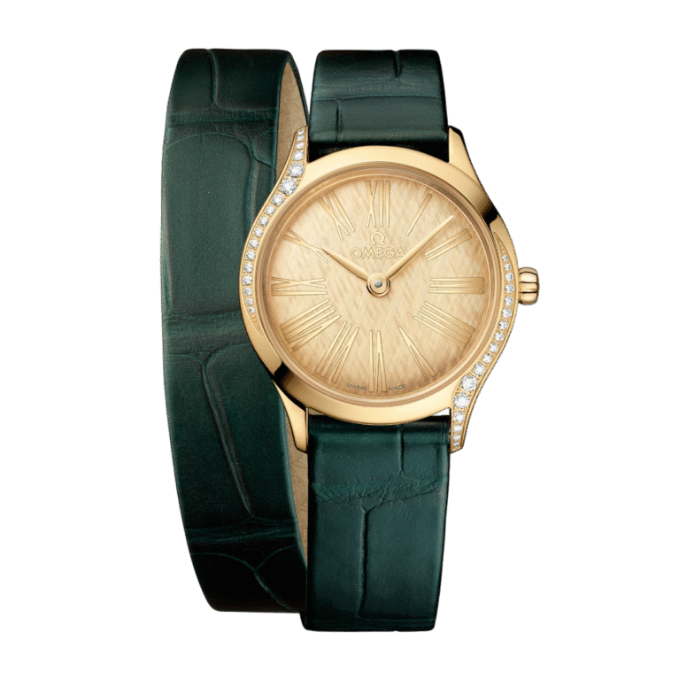 Omega De ville Mini Trésor 18K Moonshine™ Gold & Diamonds Lady's Watch