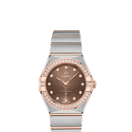 Omega Constellation Quartz Stainless steel & 18K Sedna™ Gold & Diamonds Lady’s Watch