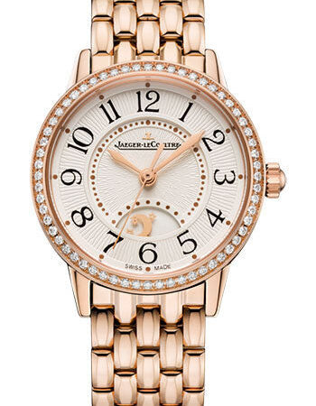Jaeger-Lecoultre Reverso Classic Night & Day 18K Rose Gold & Diamonds Lady's Watch