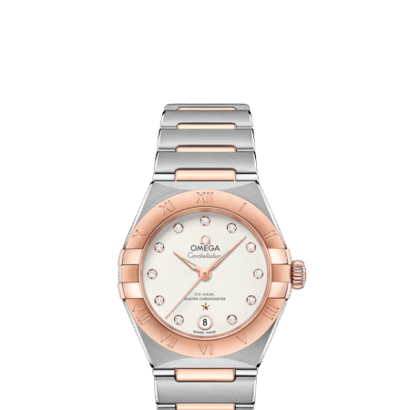 Omega Constellation Co-Axial Master Chronometer Stainless steel & Sedna™ Gold & Diamond Lady’s Watch