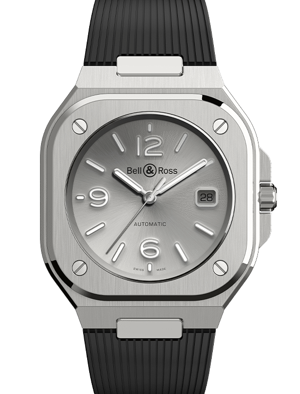 Bell & Ross Instruments BR 05 GREY STEEL Mens Watch