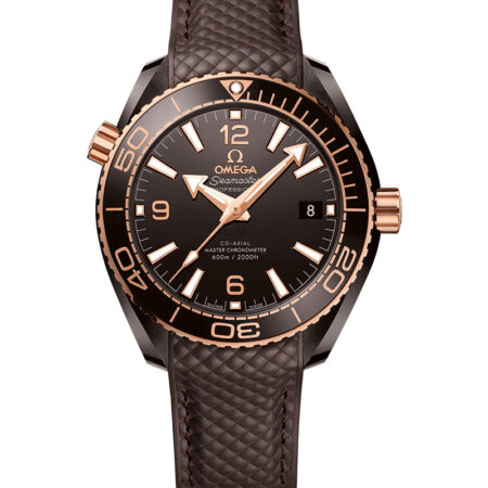 Omega Seamaster Planet Ocean Co?Axial Master Chronometer Brown eramic & 18K Sedna™ gold Men's Watch