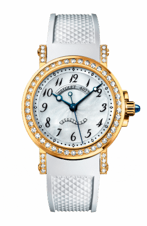 Breguet Marine 8818 18K Yellow Gold & Diamonds Ladies Watch