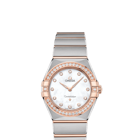 Omega Constellation Quartz Stainless steel & 18K Sedna™ Gold & Diamonds Lady’s Watch