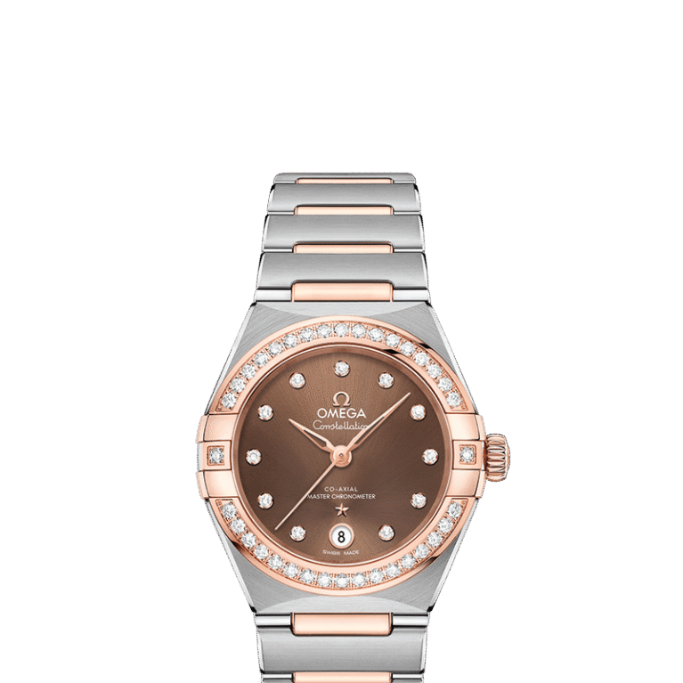 Omega Constellation Co-Axial Master Chronometer Stainless steel & Sedna™ Gold & Diamond Lady’s Watch