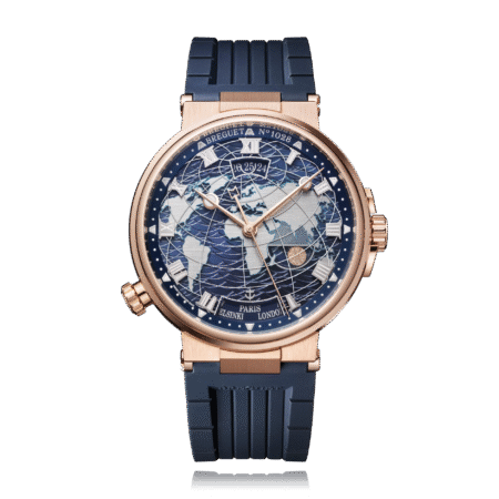 Breguet Marine Hora Mundi 18K Rose Gold Men's Watch