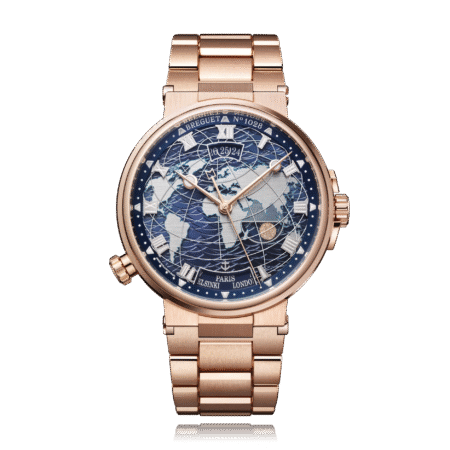 Breguet Marine Hora Mundi 18K Rose Gold Men's Watch