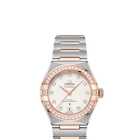 Omega Constellation Co-Axial Master Chronometer Stainless steel & Sedna™ Gold & Diamond Lady’s Watch