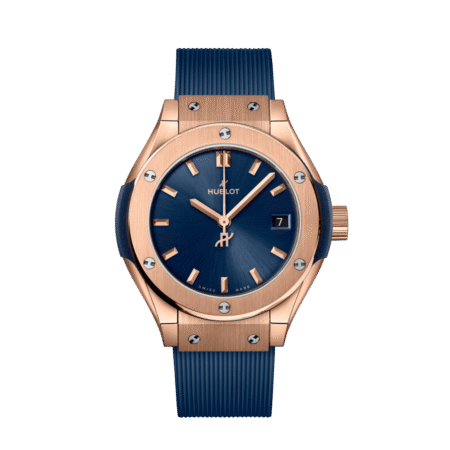Hublot Classic Fusion Blue 18K King Gold Unisex Watch