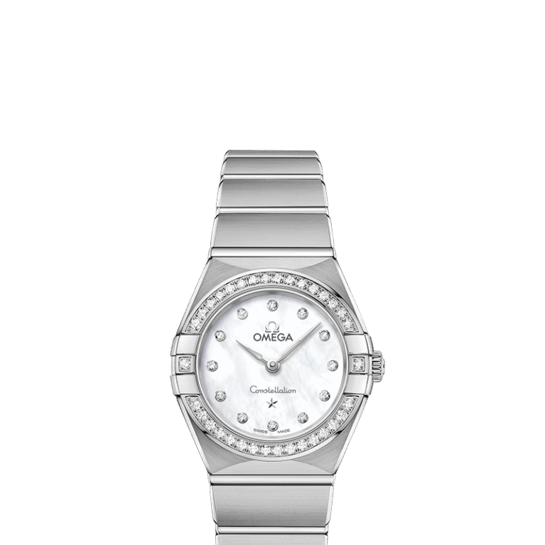 Omega Constellation Quartz Stainless steel & Diamonds Lady’s Watch