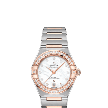 Omega Constellation Co-Axial Master Chronometer Stainless steel & Sedna™ Gold & Diamond Lady’s Watch