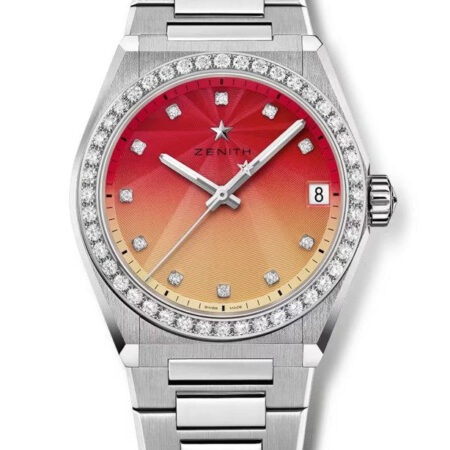 Zenith Defy Midnight Stainless Steel & Diamonds Ladies Watch