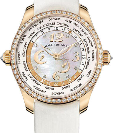 Girard Perregaux WW.TC 18K Rose Gold & Diamonds Lady's Watch