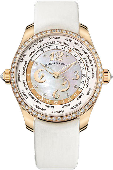 Girard Perregaux WW.TC 18K Rose Gold & Diamonds Lady's Watch