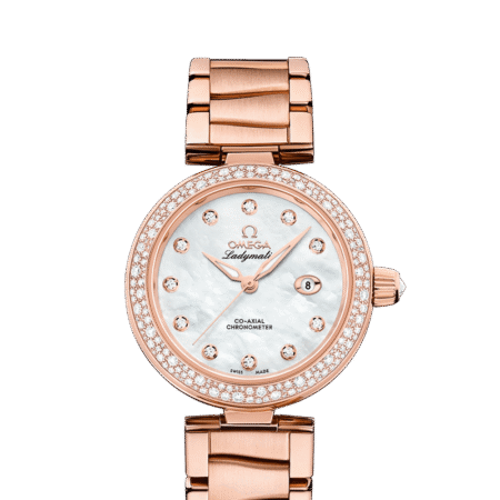 Omega De Ville Co-Axial Master Chronometer 18K Sedna™Gold & Diamonds Lady's Watch