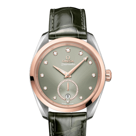 Omega Seamaster Aqua Terra Co-Axial Master Chronometer Stainless Steel& 18K Sedna™ Gold & Diamonds Lady's Watch