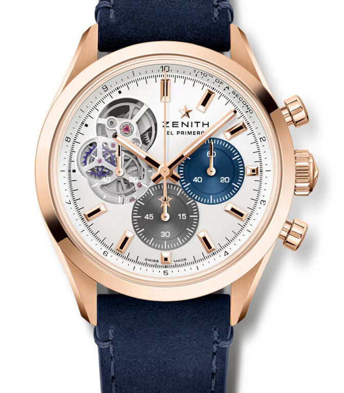 Zenith Chronomaster Open 18K Rose Gold Men's Watch