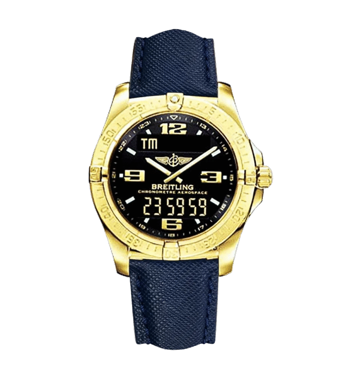 Breitling Aerospace Avantage Chronometre GMT 18K Yellow Gold Men's Watch