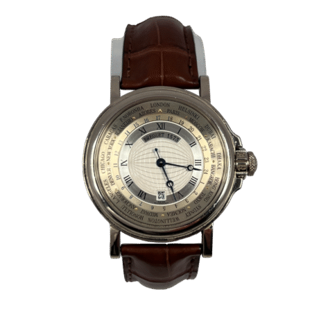 Breguet Marine Hora Mundi 24 Time Zones 18K White Gold Men's Watch