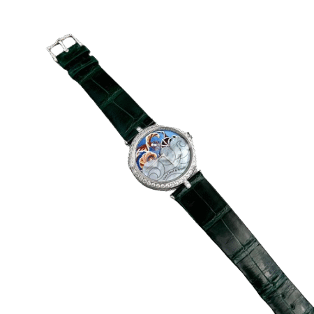 Van Cleef & Arpels Centenaire Oceanide Quantieme De Saisons  18K White Gold & Diamonds Lady's Watch