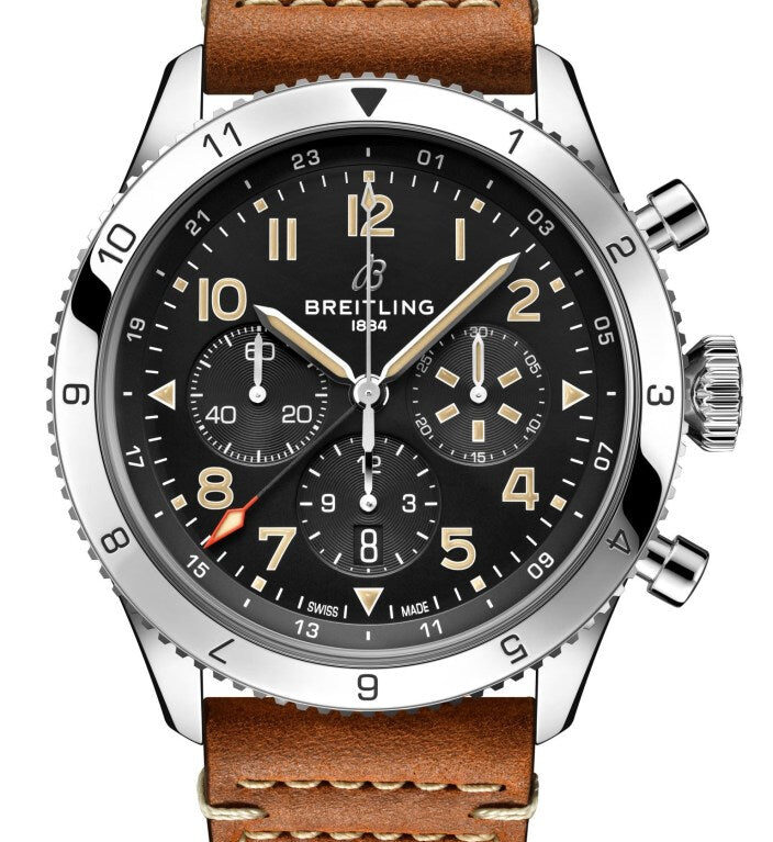 Breitling Super AVI Chronograph Stainless Steel Men's Watch