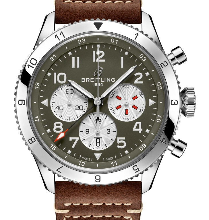 Breitling Super AVI Chronograph Stainless Steel Men's Watch