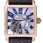 Roger Dubuis Golden Square Tourbillon 18K Rose Gold Mens Watch
