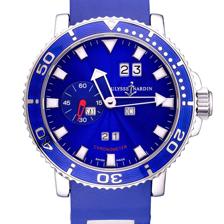 Ulysse Nardin Marine Aqua Perpetual Stainless Steel Mens Watch