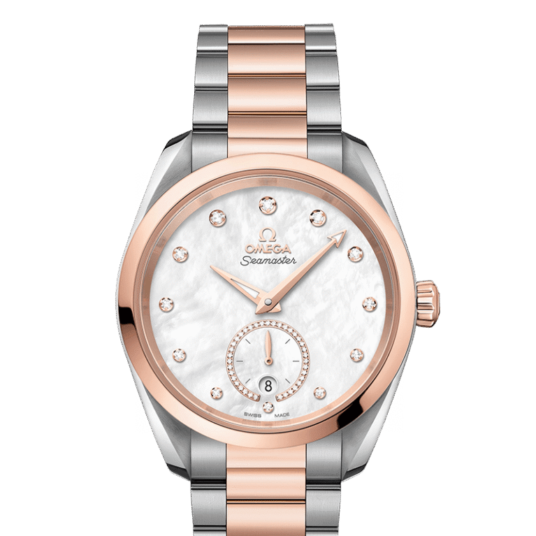 Omega Seamaster Aqua Terra Co-Axial Master Chronometer Stainless Steel & 18K Sedna™ Gold & Diamonds Lady's Watch