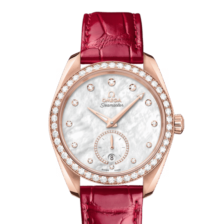 Omega Seamaster Aqua Terra Co-Axial Master Chronometer 18K Sedna™ Gold & Diamonds Lady's Watch