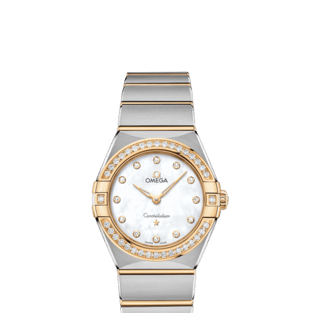 Omega Constellation Quartz Stainless steel & 18K Yellow Gold & Diamonds Lady’s Watch