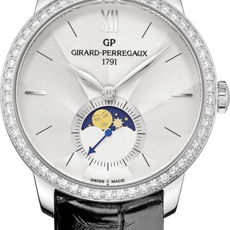 Girard Perregaux 1966 Moon Phases Stainless steel & Diamonds Lady's Watch