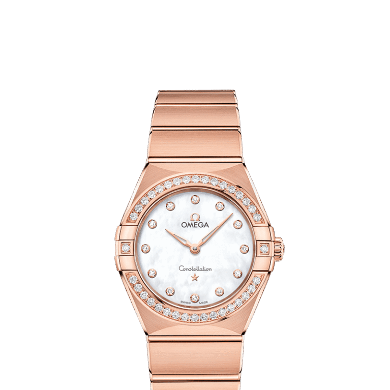 Omega Constellation Quartz 18K Sedna™ Gold & Diamonds Lady’s Watch