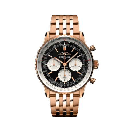 Breitling Navitimer B01 Chronograph 43 18K Red Gold Men's Watch