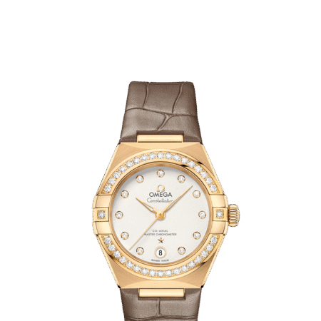 Omega Constellation Co-Axial Master Chronometer 18K Yellow Gold & Diamond Lady’s Watch