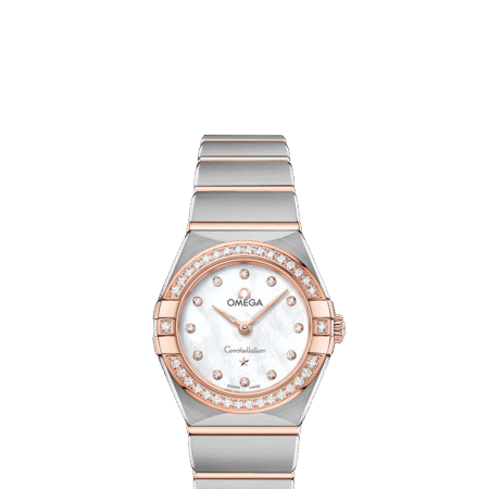 Omega Constellation Quartz Stainless steel & 18K Sedna™ Gold & Diamonds Lady’s Watch