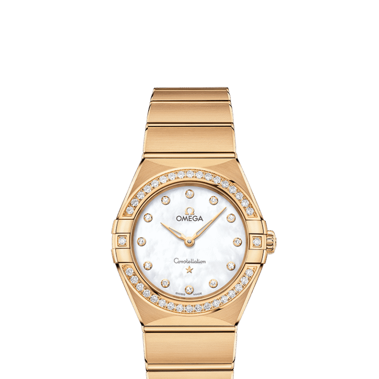 Omega Constellation Quartz 18K Yellow Gold & Diamonds Lady’s Watch