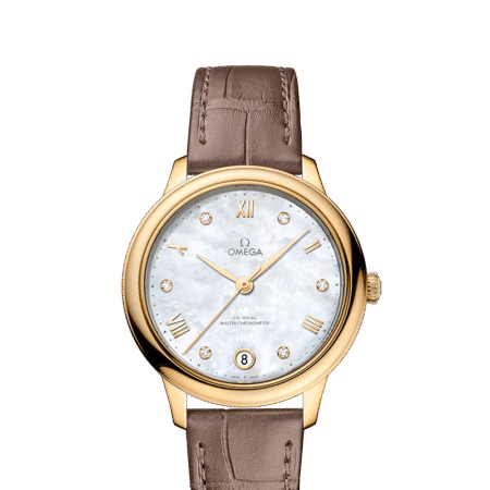 Omega De Ville Prestige Co?Axial Master Chronometer 18K Yellow Gold Unisex Watch