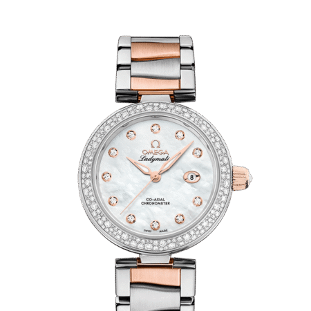 Omega De Ville Co-Axial Master Chronometer Stainless Steel & 18K Sedna™ Gold & Diamonds Lady's Watch