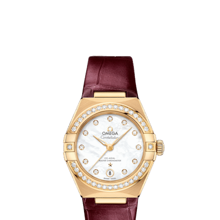 Omega Constellation Co-Axial Master Chronometer 18K Yellow Gold & Diamond Lady’s Watch